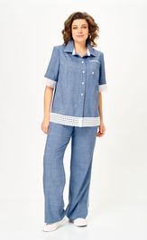 Suit Vilena-fashion 1156 goluboj