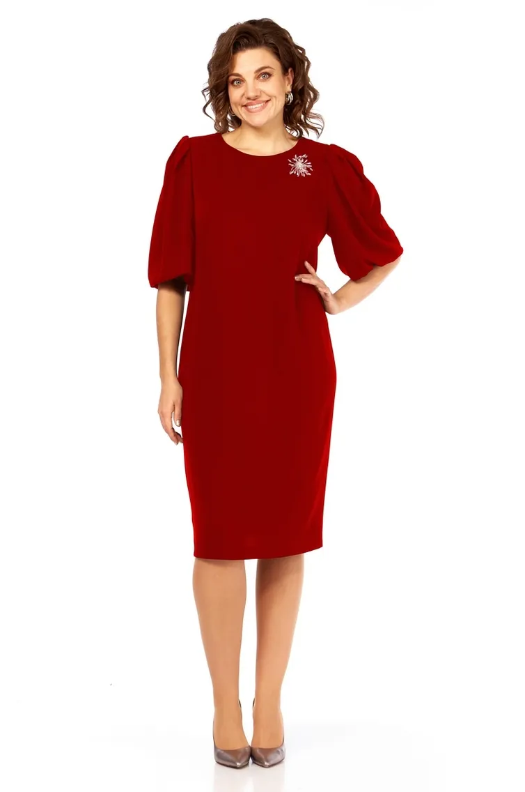 Dress Milora #1421 krasnyj