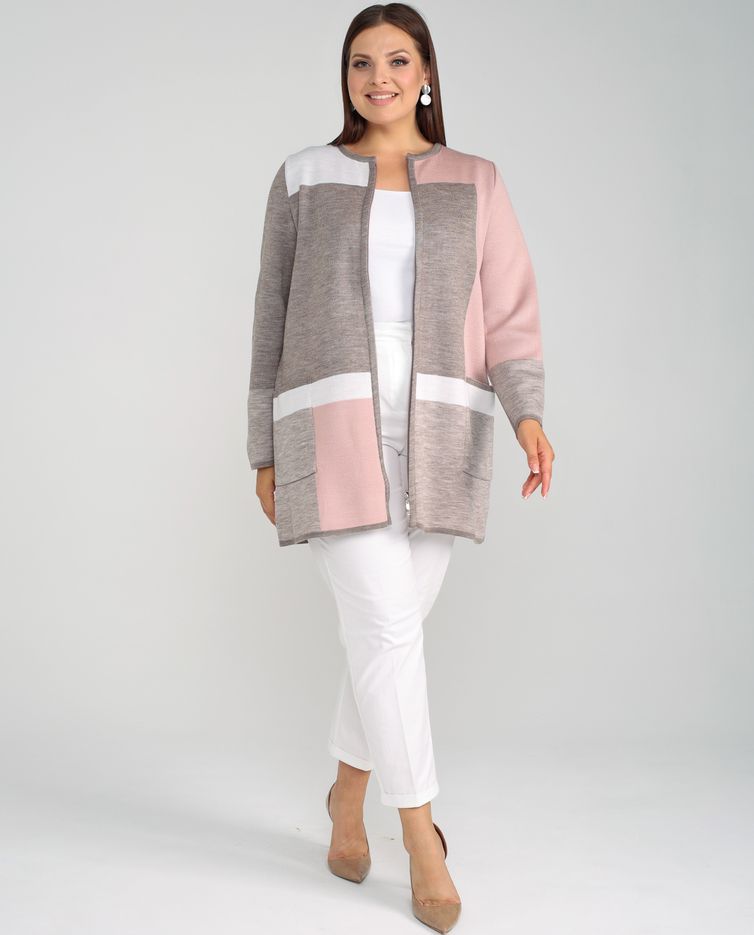 Кардиган BONADI арт. 1933 пудра-капучино