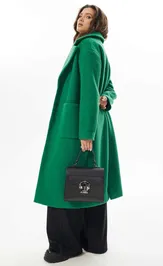 Пальто MiSlana С854/1 зеленый