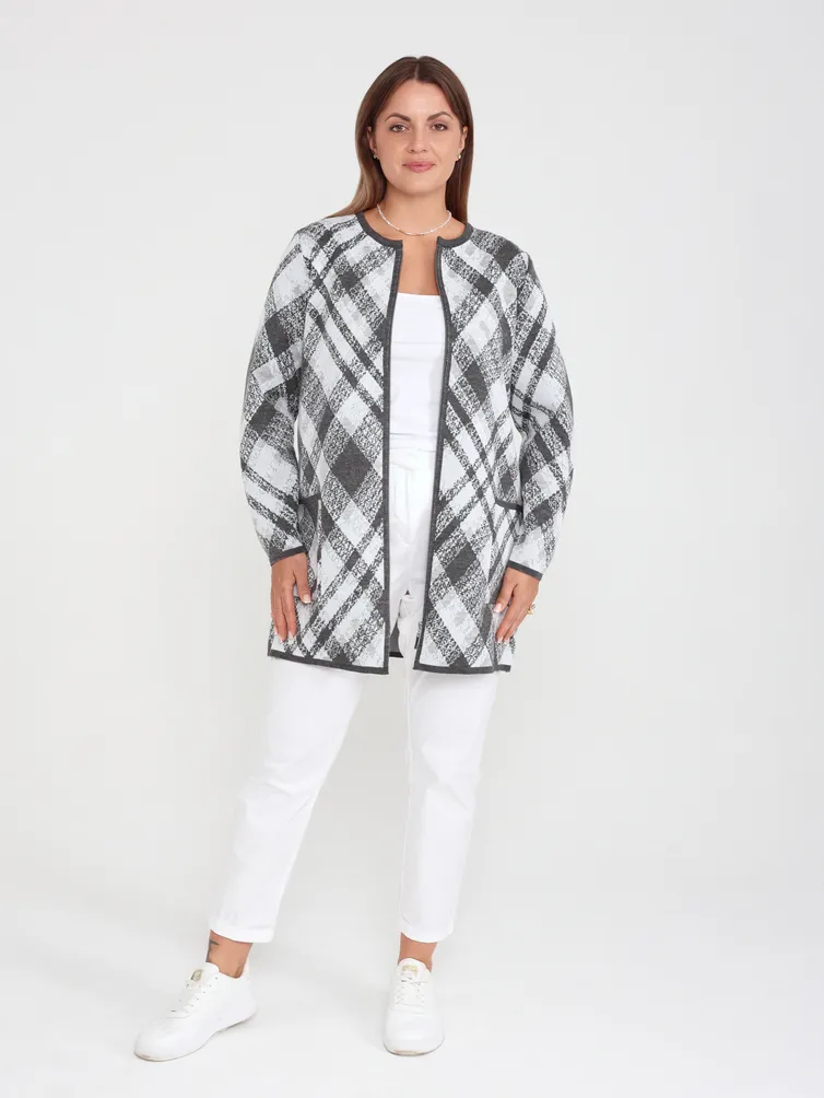 Sweter BONADI #2242 seryj