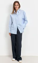 Blouse DILIA 6009 goluboj