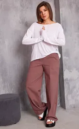 Джемпер BegiModa 4129 белый