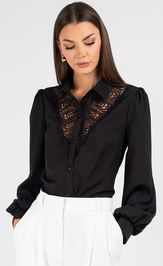 Blouse VIZAVI 748 chernyj