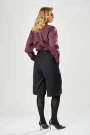 Trousers, overalls, shorts Ava fashion #M-236 chernyj