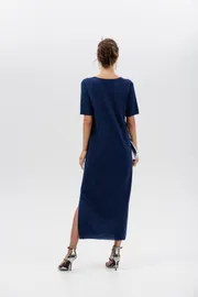 Dress Romgil #RV0408-XM2 indigo, chernyj