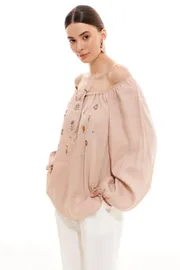 Blouse Elletto Life #3706 bezh
