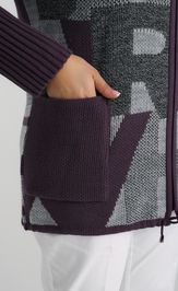 Кардиган BONADI 1982 баклажан