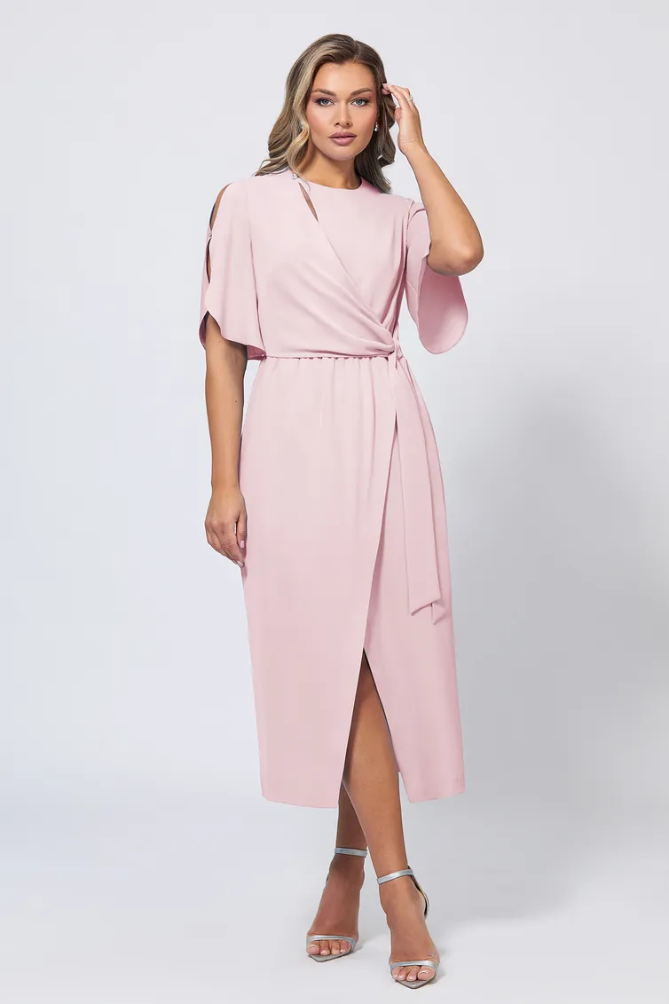 Dress BAZALINI #5059 nezhno-rozovyj