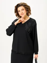 Garnitur Vilena-fashion #1169 chernyj