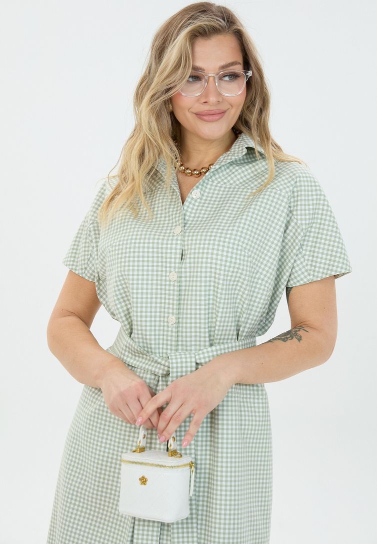 Sukienka LM project #3095 myatnaya kletka