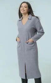 Dress Ma Cherie 4033 sero-fioletovyj