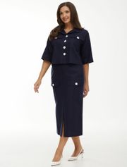 Skirt Elady #4456 sinij