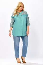 Блузка Belinga арт. 5169 бирюза