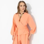 Blouse CHARUTTI #Vosxititelnye oxvaty (teplyj korall)