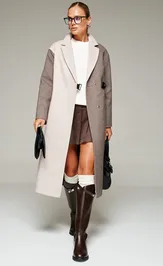 Coat Beautiful & Free 7014 korichnevo-pesochnyj