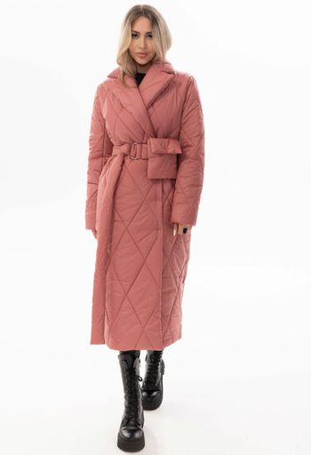 7134 пальто темно-розовый