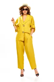 Suit Olga Style #S1013 gorchica