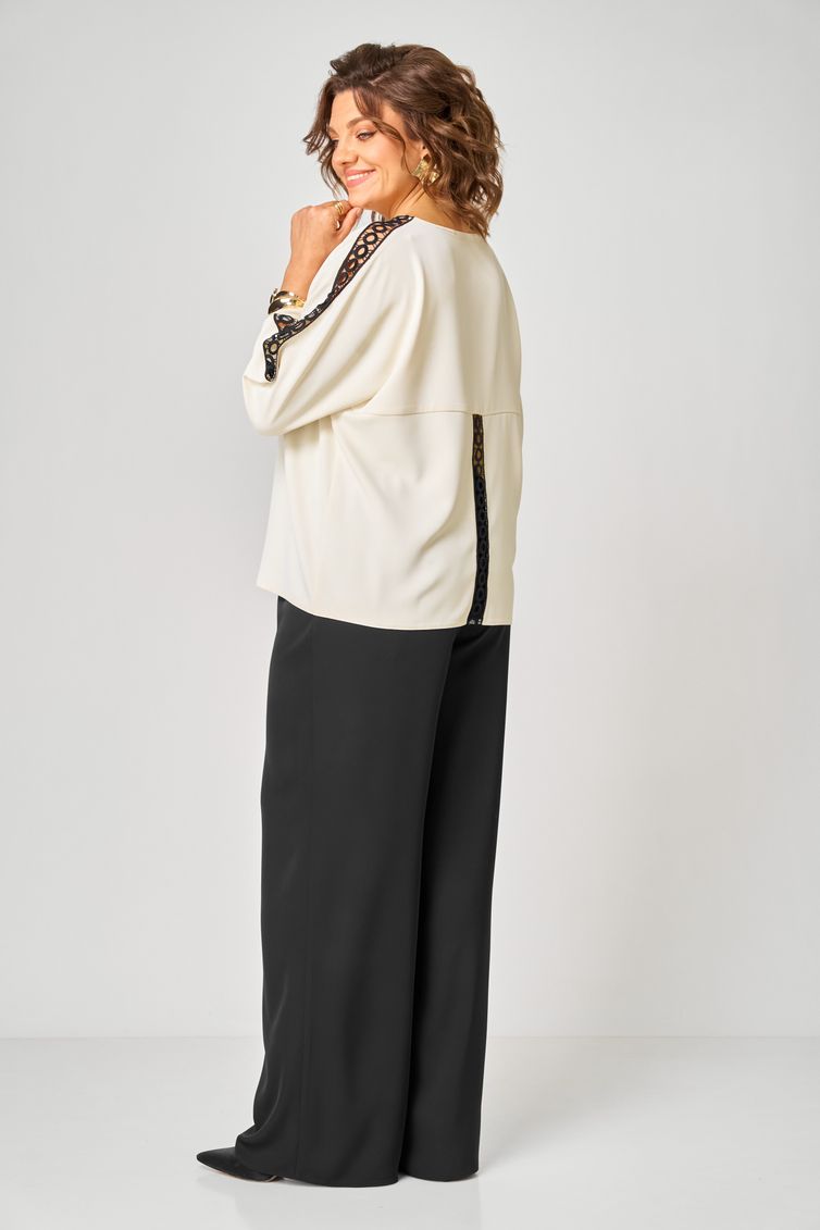 Костюм Rumoda арт. 2275 дл.р. молочный-черный