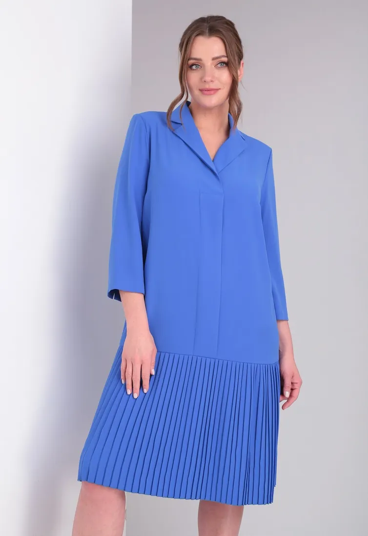 Sukienka Vilena-fashion #793 sinij