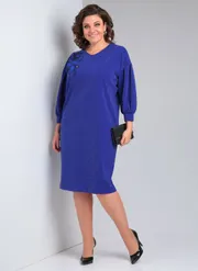 Sukienka Vilena-fashion #940 vasilek
