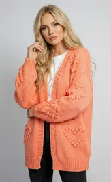 Кардиган BELANGE 3021 персик