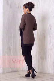 Джемперы, кардиганы, жакеты Newvay арт. 1357 м.асф/кофейн