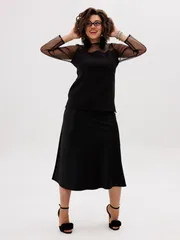 Bluzka Anelli Laurel #1777 Chernyj tuman