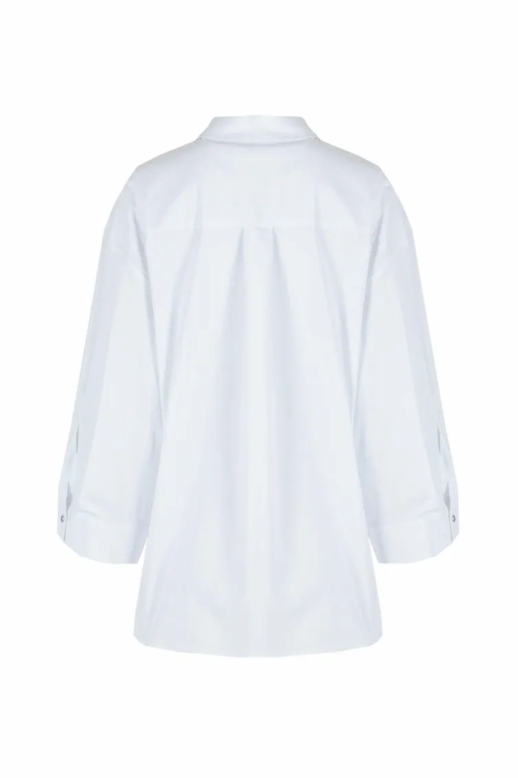 Blouse Elema #2K-1033 belyj 164