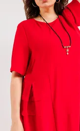 Dress OVERYOU 107/2 krasnyj