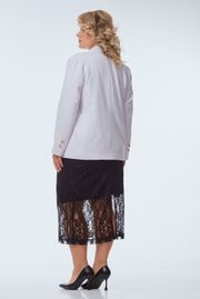 Костюм OVERYOU арт. 244/1 белый с черным