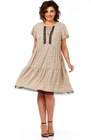 Dress Milora #1358 bezhevyj
