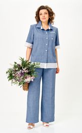 Suit Vilena-fashion 1156 goluboj