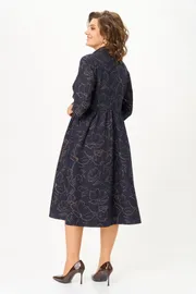 Платье БелЭльСтиль арт. 811-339 синий джинс