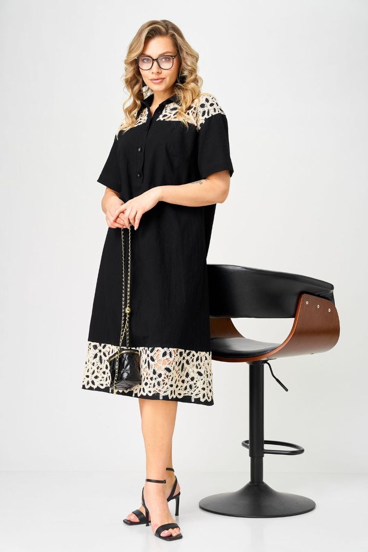 Платье Ava fashion арт. М-193 черный