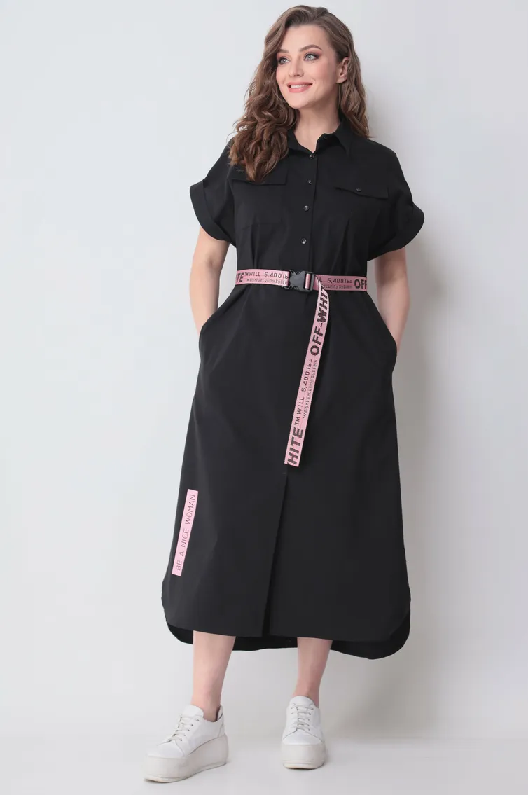 Платье Michel Chic арт. 993/2 черн, роз