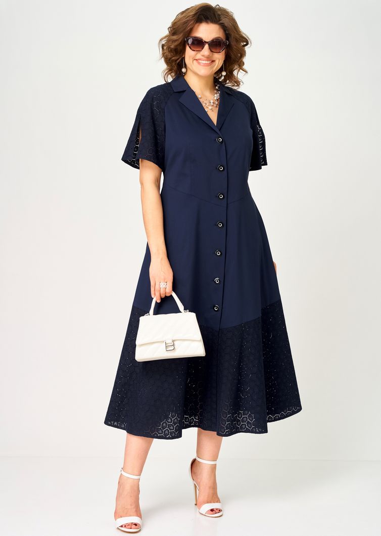 Платье EVA GRANT арт. 7216синий