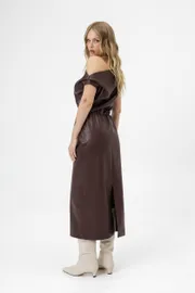 Sukienka Pirs #7055 burgundi