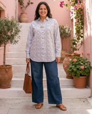 Bluzka Lissana #5037 cherno-belyj