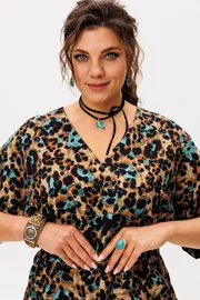 Dress Anelli Laurel #1391.1 biryuza i bronza