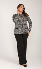 Жакет BONADI 2124 черный-капучино