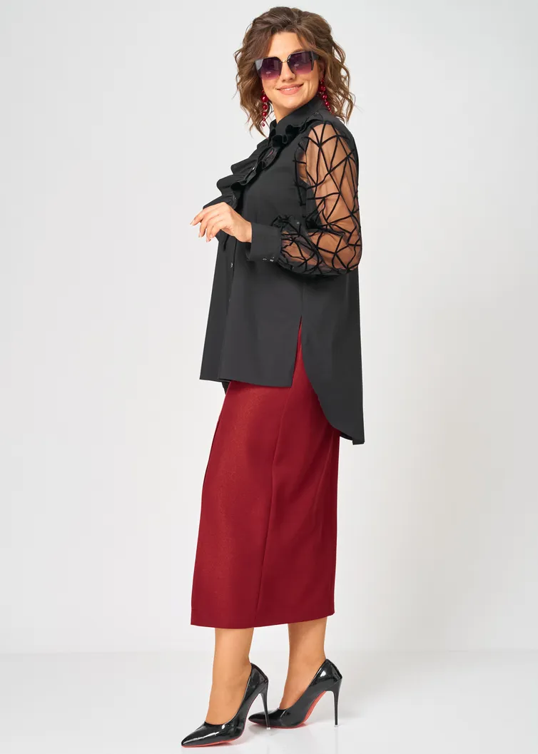Blouse EVA GRANT #7174-1Vch