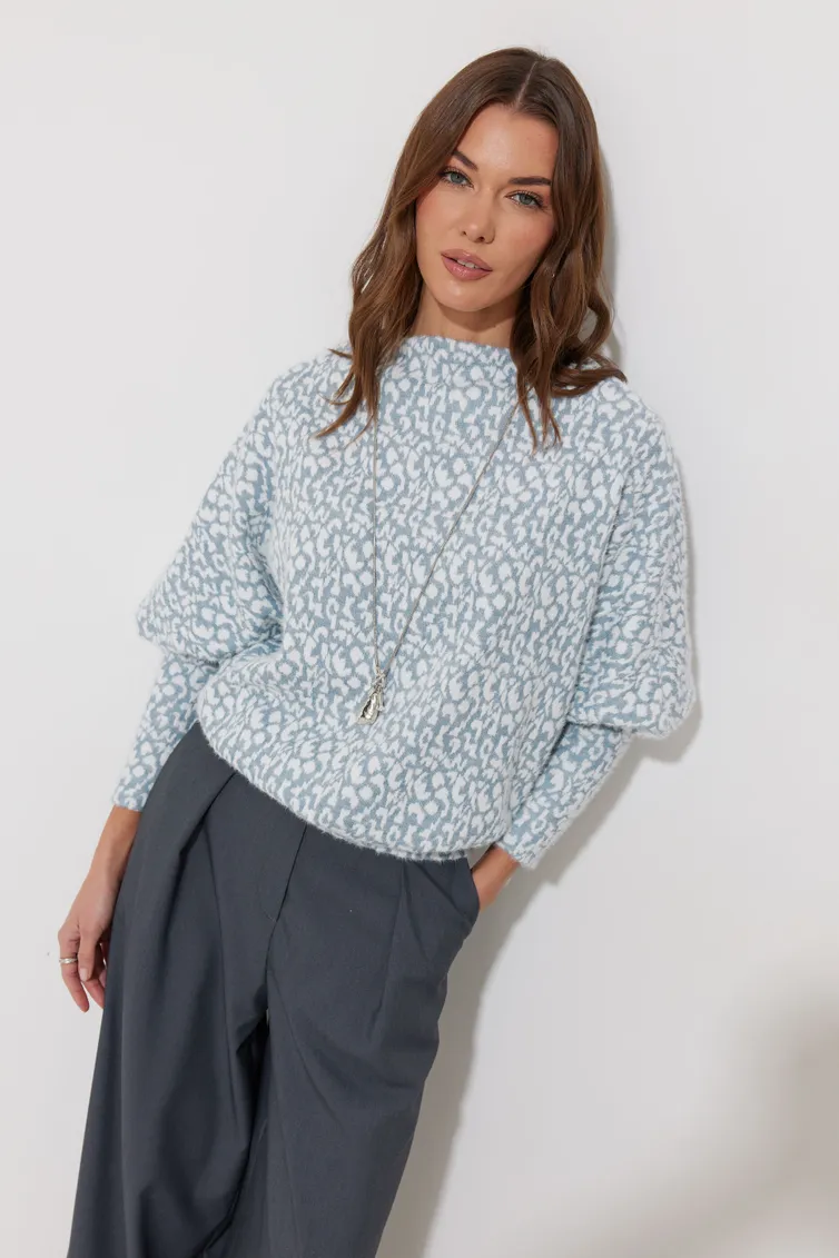 Jumper Lyushe #4277 goluboj