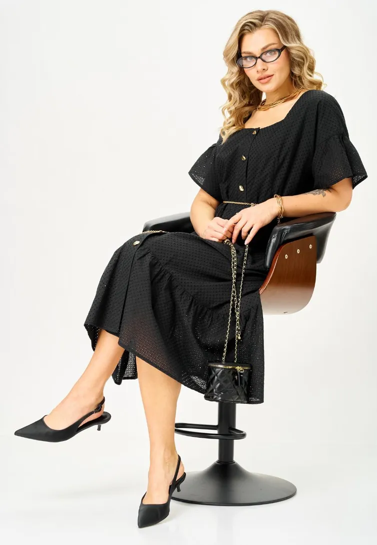 Dress Ava fashion #M-189 chernyj