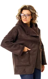 Полупальто Michel Chic 369 shokolad