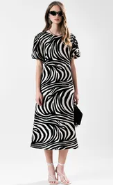 Sukienka MilMil 1022-25 Kasablanka zebra
