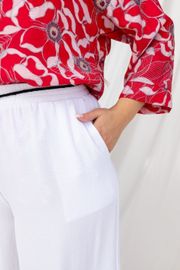 Trousers TOOK A LOOK & Angelika #AB-013k belyj