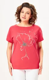 Футболка Rumoda 2063 (короткий рукав) коралловый