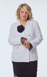 Костюм OVERYOU 244/1 белый с черным