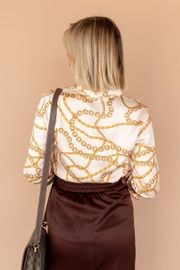 Blouse TOOK A LOOK & Angelika #TB-34 cepi-bezhevyj